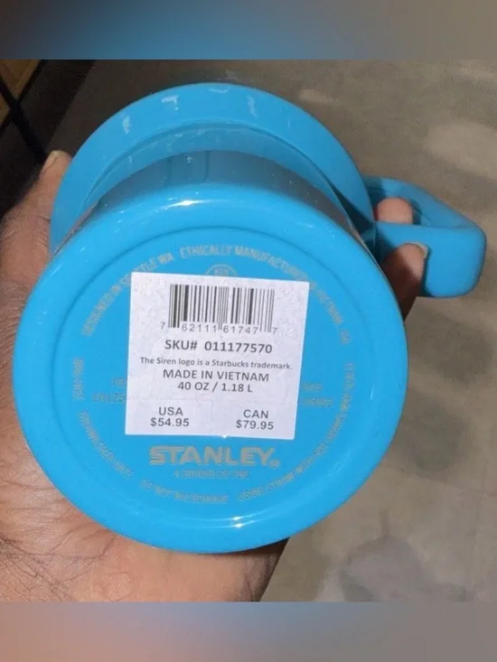 Stanley Starbucks Target Exclusive 40oz TURQUOISE Tumbler Edition 2026 SOLD OUT - Picture 4 of 6